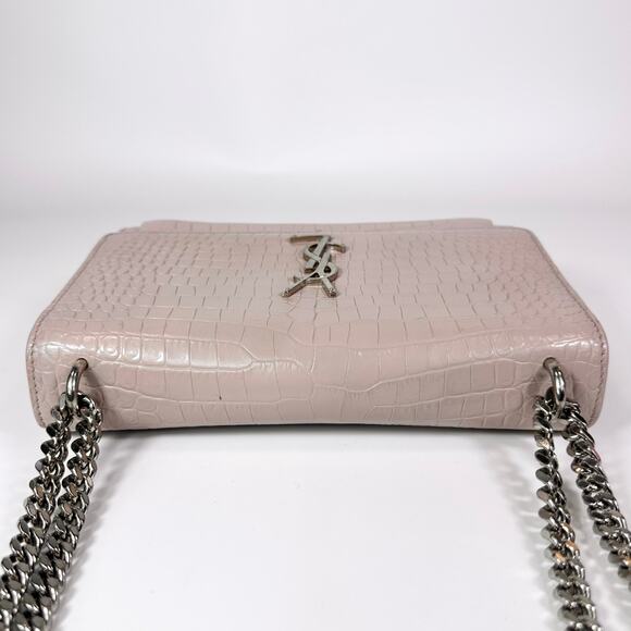 Saint Laurent Crocodile Embossed Medium Sunset Bag - Picture 7 of 15